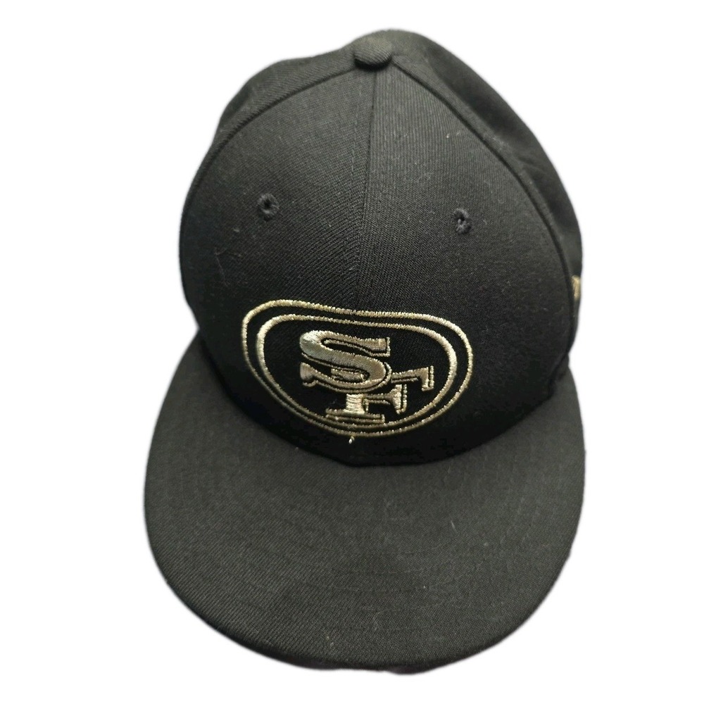 New Era San Francisco 49ers Hat 9FIFTY Snapback Black Gold NFL Cap Mens 950